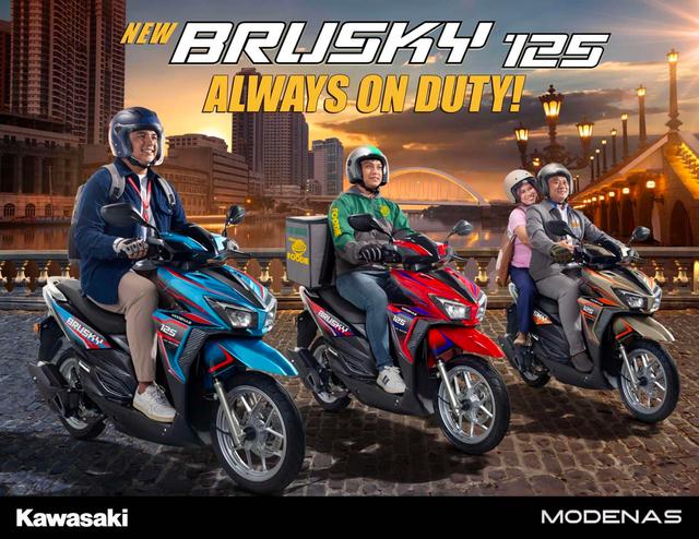 Sabar, Belum Ada Hilal Kawasaki Brusky 125 Dijual di Indonesia