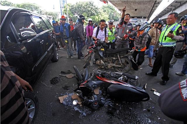 Motor Dominasi Kecelakaan Lalu Lintas Terbanyak di Indonesia