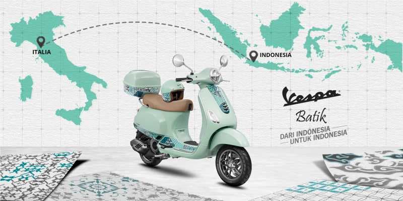 Piaggio Setop Produksi Vespa Batik, Ini Alasannya