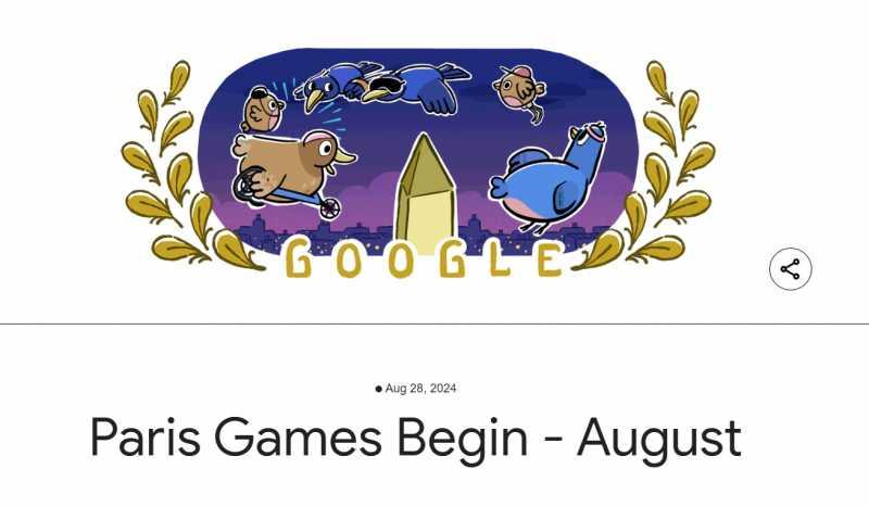 Google Doodle Meriahkan Opening Paralimpiade Paris 2024 Hari Ini