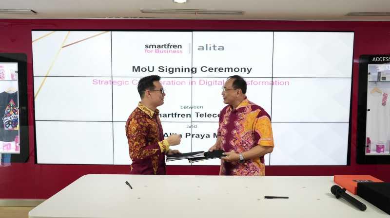 Smartfren Gandeng Alita Lengkapi Portfolio Transformasi Digital