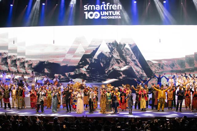 Kemegahan Gelaran ‘Malam 100 Cinta’, Kado Akhir Tahun dari Smartfren