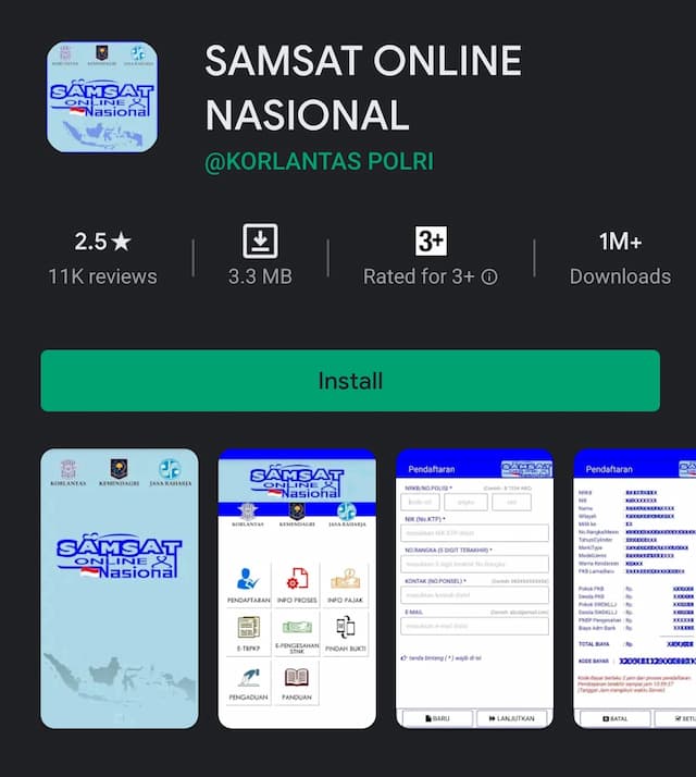 Aplikasi Samsat Online Nasional Tambah Fitur, Makin Praktis