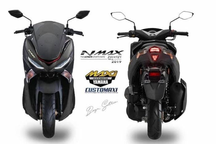 Inikah Penampakan Yamaha N-Max Terbaru? Jadi Mirip Honda PCX!