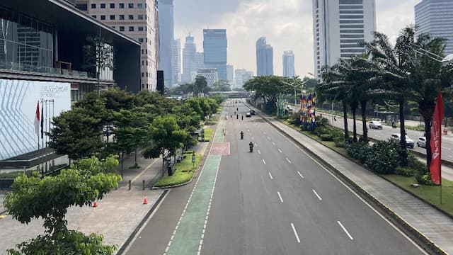 Jalan Raya Sepi, Saatnya Jakarta Beristirahat Sejenak