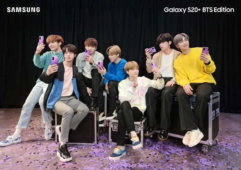 Yow, Army! Preorder Samsung Galaxy S20+ Purple BTS Edition Dibuka 19 Juni
