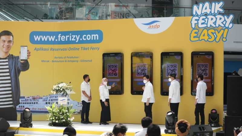 Menteri BUMN Erick Thohir Resmikan Layanan Tiket Online Kapal Ferry, Ferizy