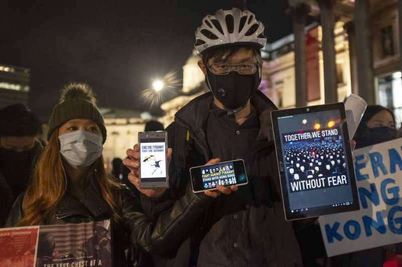 China Intervensi di Hong Kong, Google Hingga Zoom Menolak