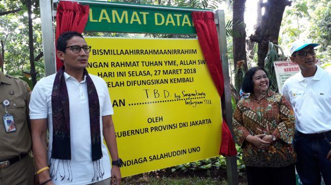 Punggung Patung Jenderal Sudirman Bolong, Sandiaga: Kami Perbaiki