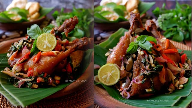 Resep Masakan: Ayam Goreng Jinten Sambal Matah yang Menggugah Selera