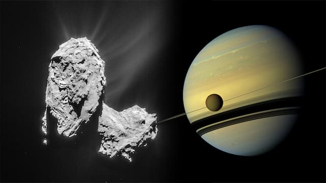 Ketika NASA Harus Memilih Bulan Terbesar Saturnus atau Sebuah Komet
