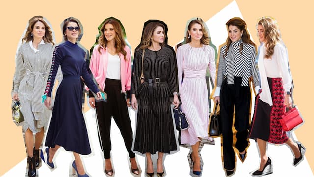 Mengintip Gaya Modis Ratu Yordania, Rania Al Abdullah