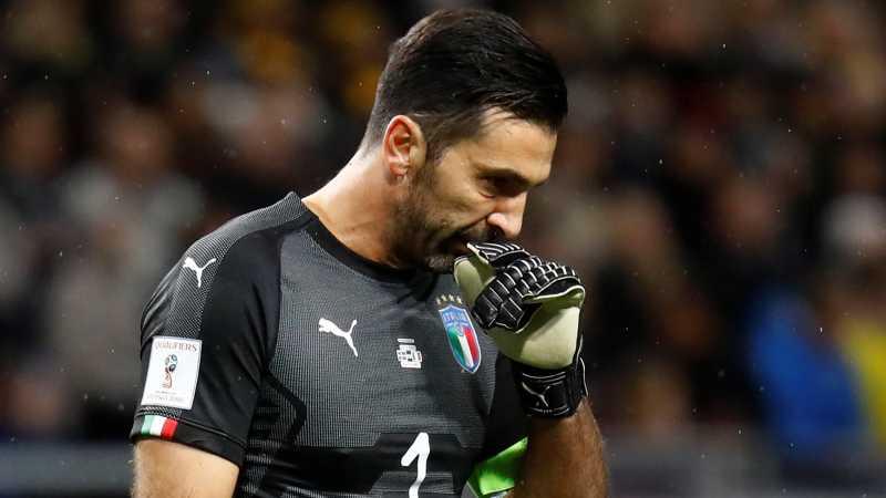 Tangis di Akhir Karier Buffon Bersama Italia