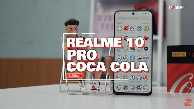 VIDEO: Ponsel Paling Bikin Segar, Realme 10 Pro Coca-Cola Edition
