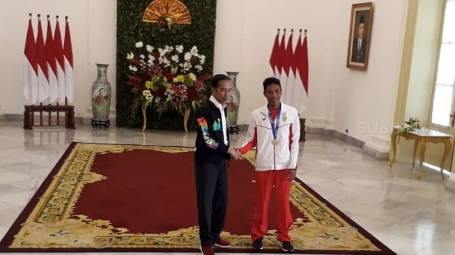 Jokowi Undang Lalu Muhammad Zohri di Istana Bogor