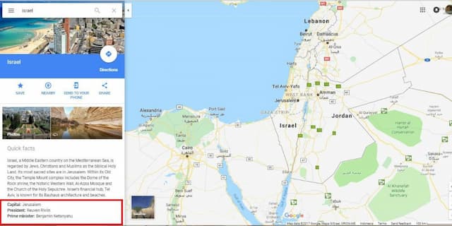 Google Ikut Akui Yerusalem Sebagai Ibukota Israel