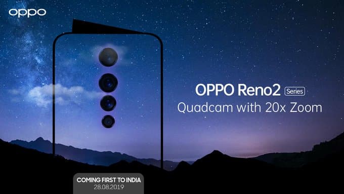 Oppo Reno 2 akan Dirilis, Punya Empat Kamera dengan 20x Zoom