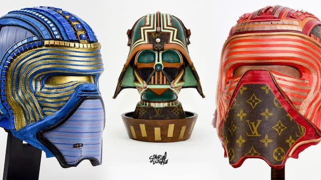 Helm Star Wars Ini Dibuat dari Tas Bekas Louis Vuitton